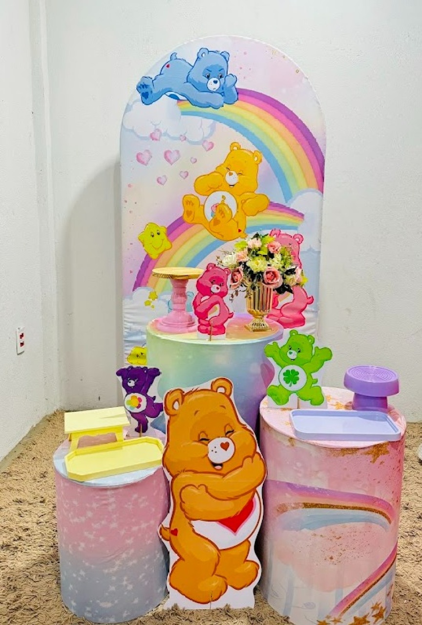 Ursinhos Carinhos Kit Prata Romano - Felicittà Festas