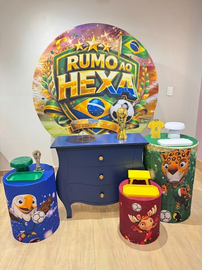 Copa Kit Ouro Rumo Ao Hexa - Felicittà Festas