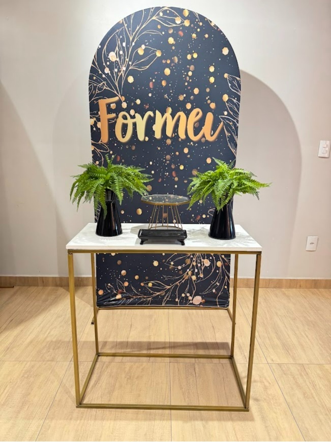 Formei Painel Sublimado Composição Aparador Branco - Felicittà Festas