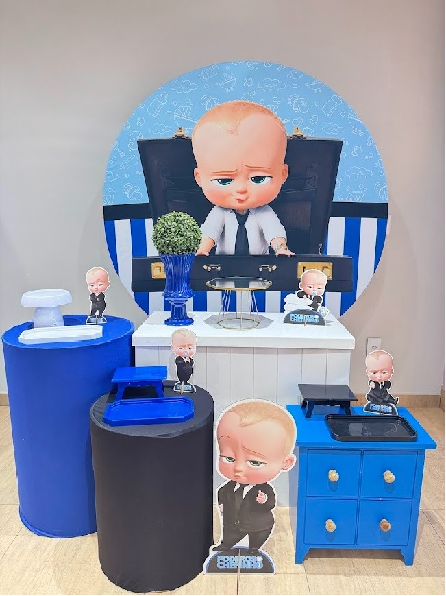 Poderoso Chefinho Kit Ouro Com Mesa P Azul - Felicittà Festas