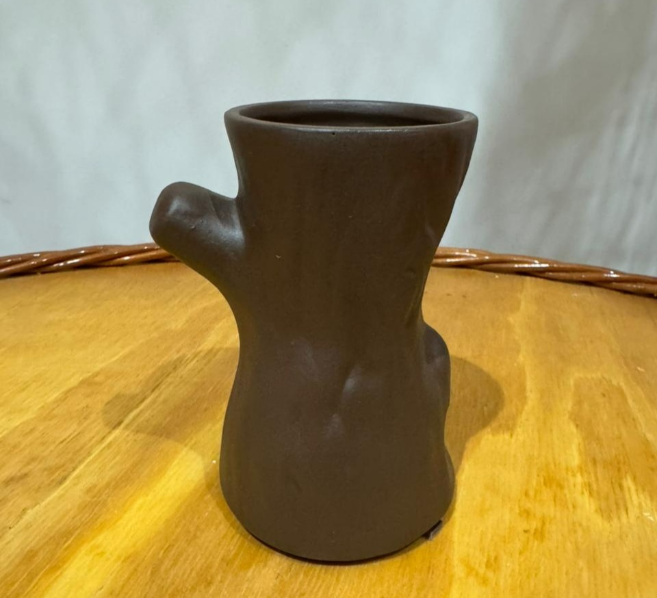 Vaso Tronco Marrom Café - Felicittà Festas