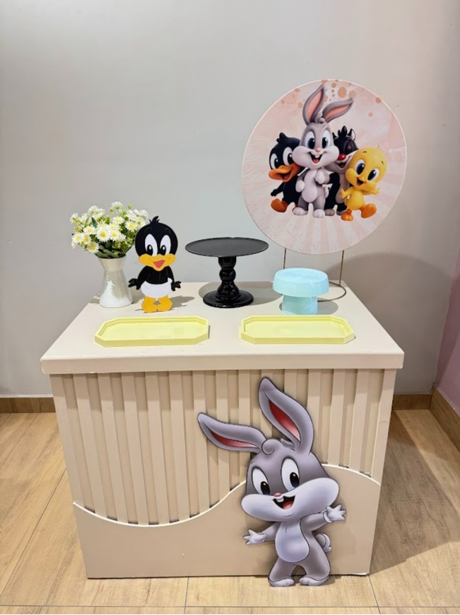 Festa Na Mesa Looney Tunes - Felicittà Festas