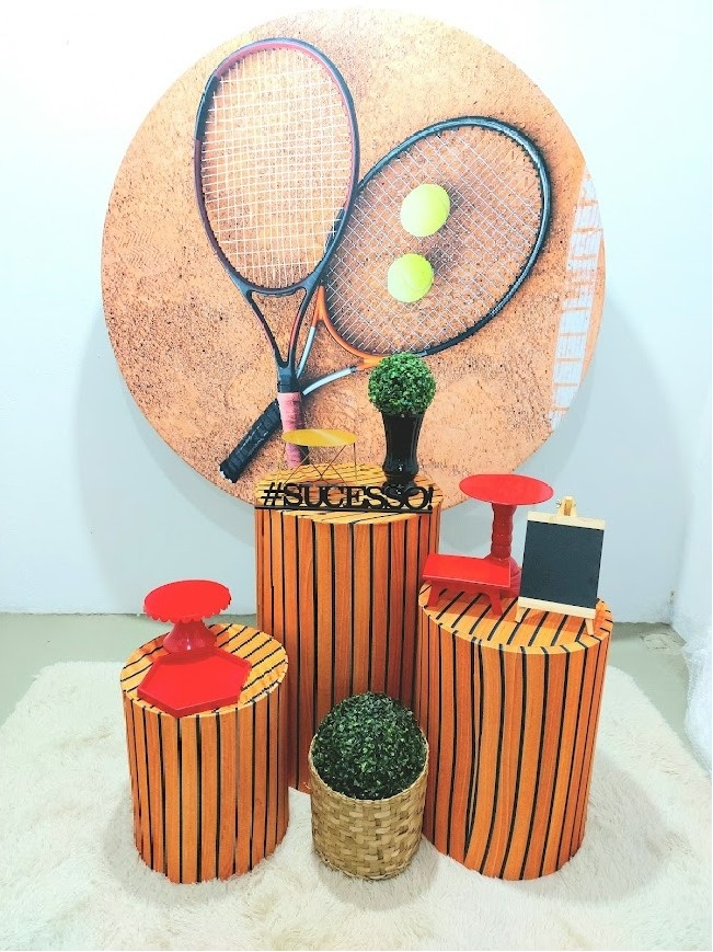 Esporte - Beach Tennis Kit Prata Adulto - Felicittà Festas