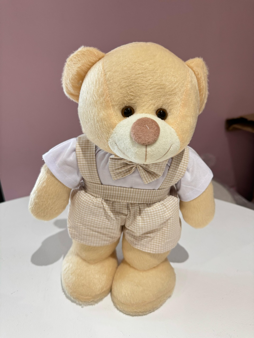 Ursinho de Luxo Bege 20Cm - Felicittà Festas