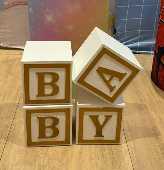 Cubos Baby 25Cm 4Un  - Felicittà Festas