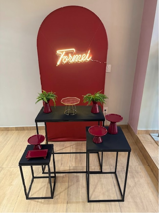 Formei Painel Vermelho  - Felicittà Festas