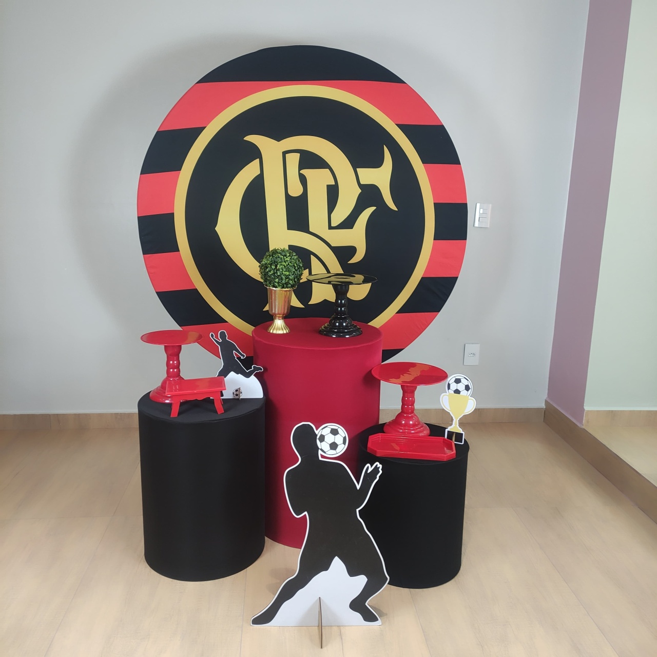 Flamengo Kit Prata Futebol - Felicittà Festas