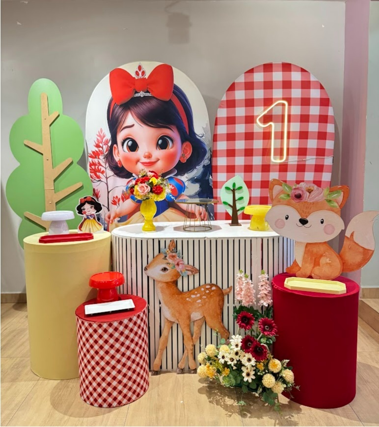 Especial Bosque da Branca de Neve Baby Kit Diamante Com Árvore - Felicittà Festas