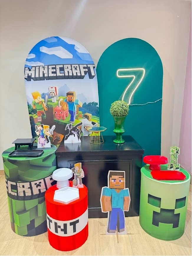 Minecraft Kit Ouro Romano - Felicittà Festas