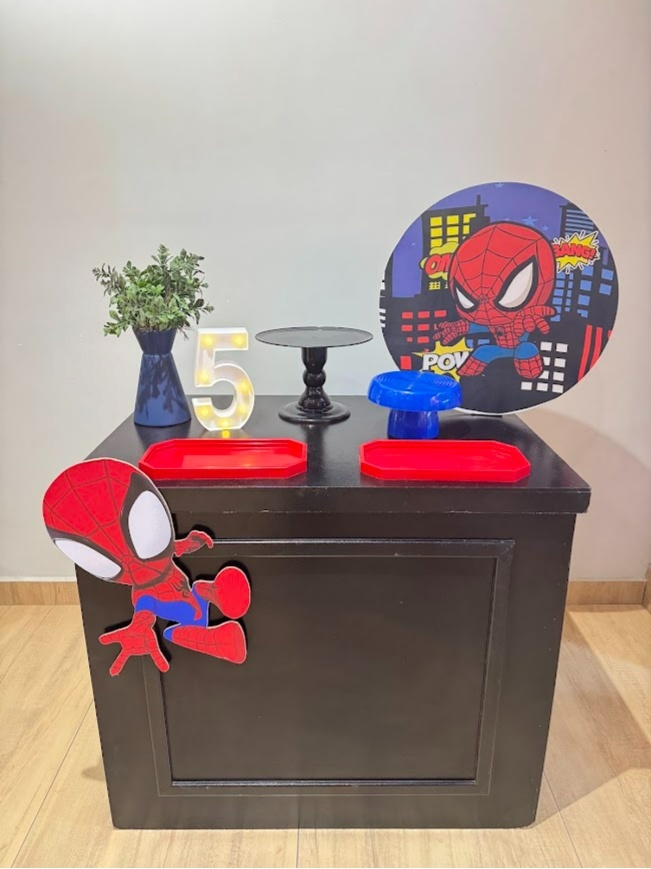 Homem Aranha Kids Festa Na Mesa - Felicittà Festas