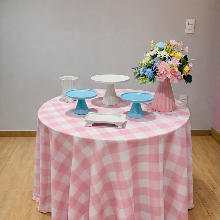 Composição Mesa Com Toalha de Mesa - Felicittà Festas