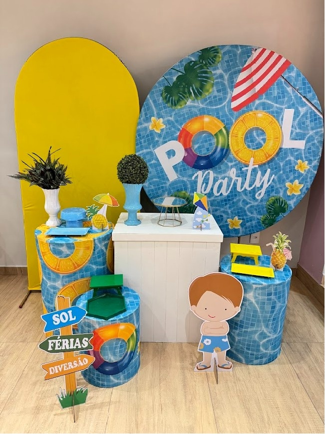 Pool Party Kit Diamante Masc - Felicittà Festas