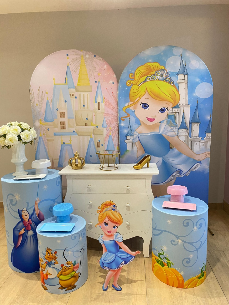Cinderela Kit Diamante Romano Especial Display 3D  - Felicittà Festas