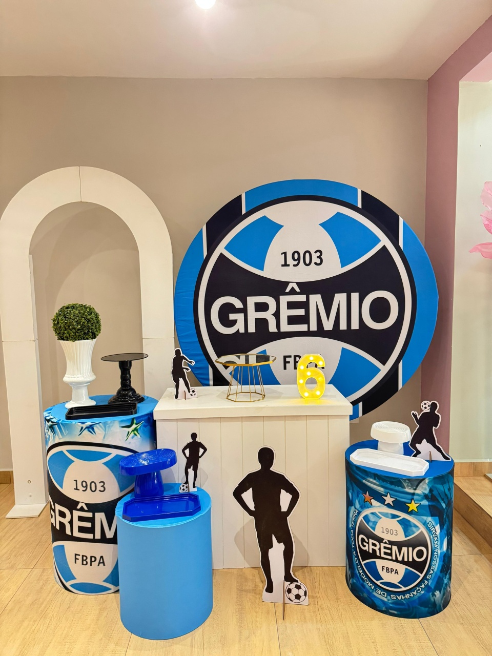 Grêmio Kit Diamante Com Painel Vazado - Futebol   - Felicittà Festas