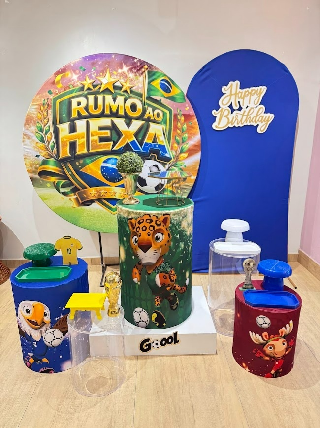 Copa Kit Diamante Rumo Ao Hexa - Felicittà Festas