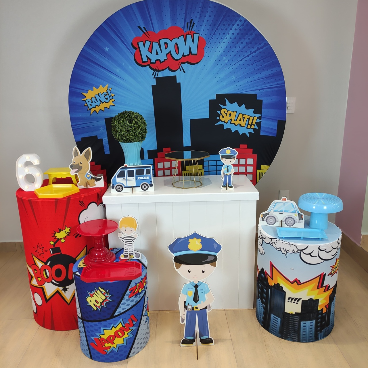 Policial Mirim Kit Ouro - Felicittà Festas