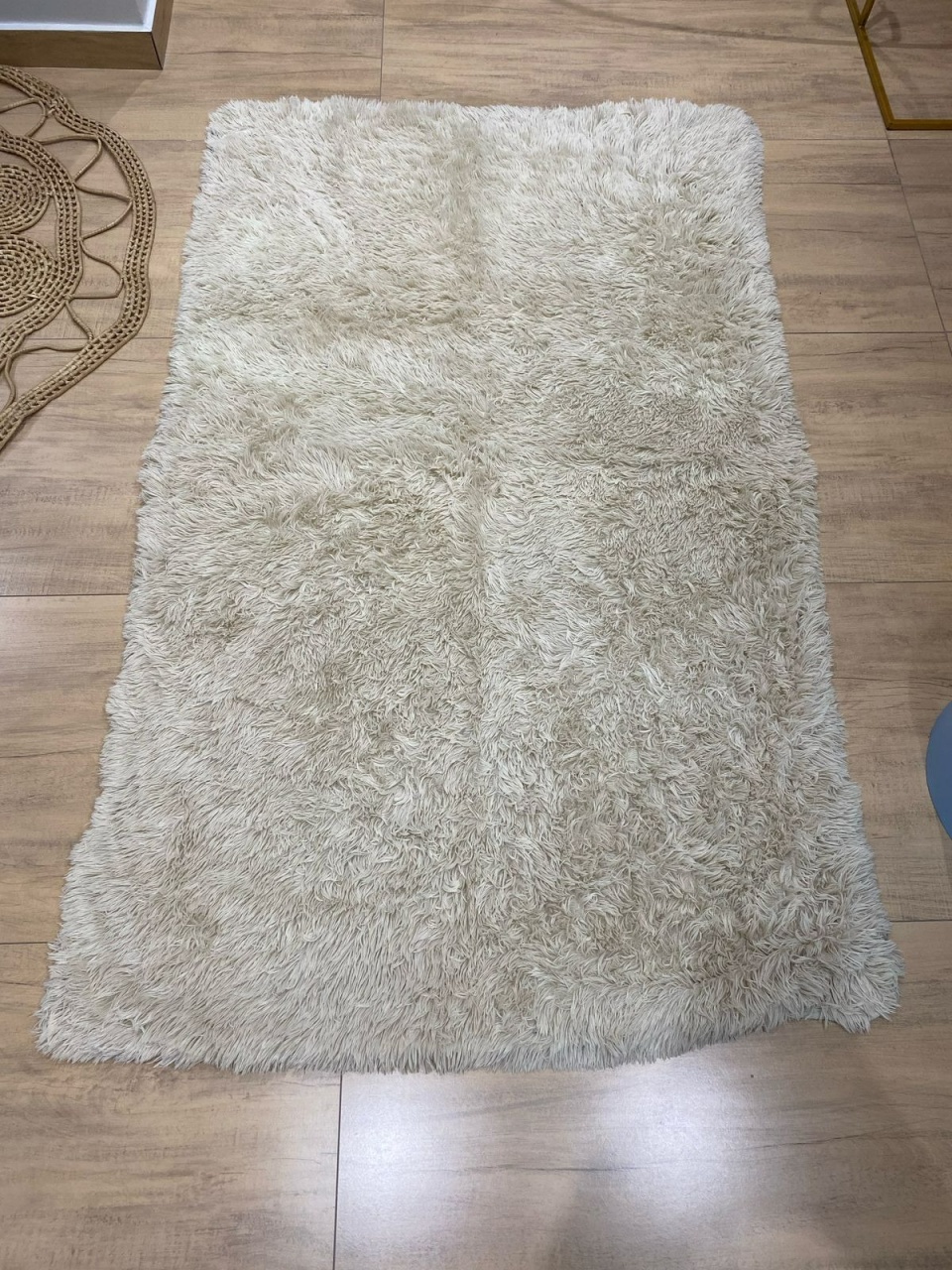 Tapete de Pelúcia Bege 1,5X2,0M - Felicittà Festas