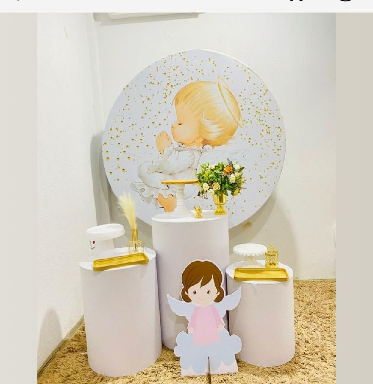Batizado Feminino Kit Prata - Felicittà Festas