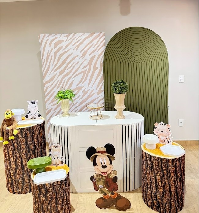 Mickey Safari Composição Romano Diamante - Felicittà Festas