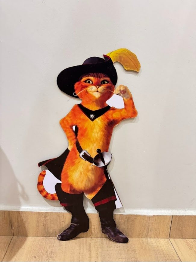 Gato de Botas Display 50Cm - Felicittà Festas