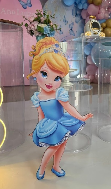 Display Cinderela 3D 70Cm - Felicittà Festas