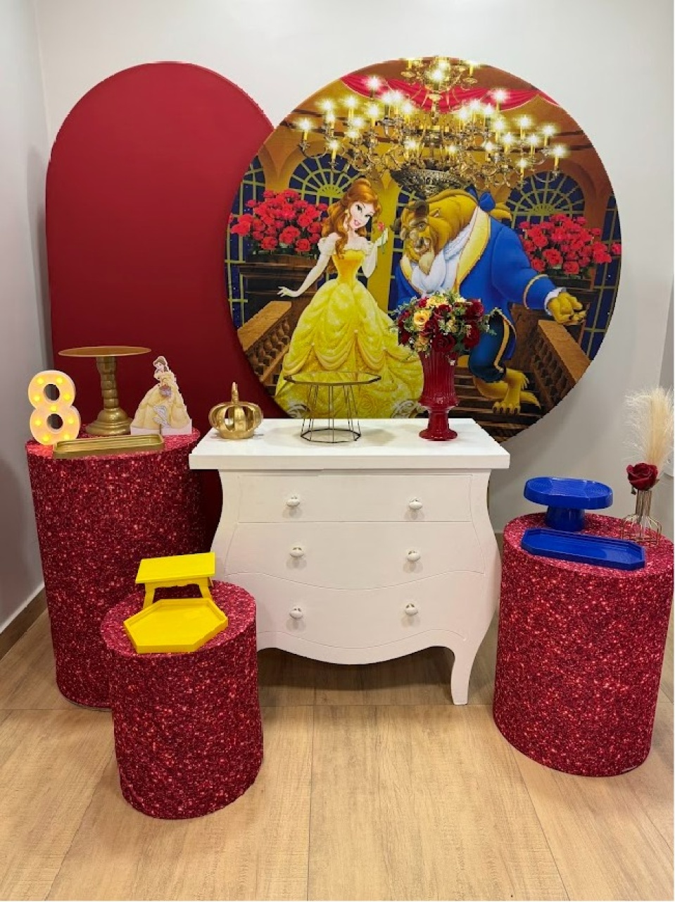 Bela E A Fera Kit Diamante - Felicittà Festas