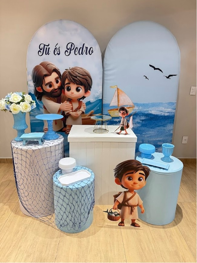 Tu És Pedro Composição Diamante Com Display 3D - Felicittà Festas