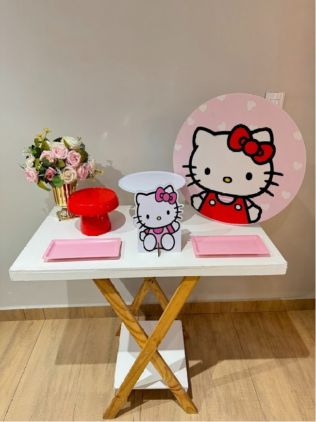Festa Na Mesa Hello Kitty - Felicittà Festas