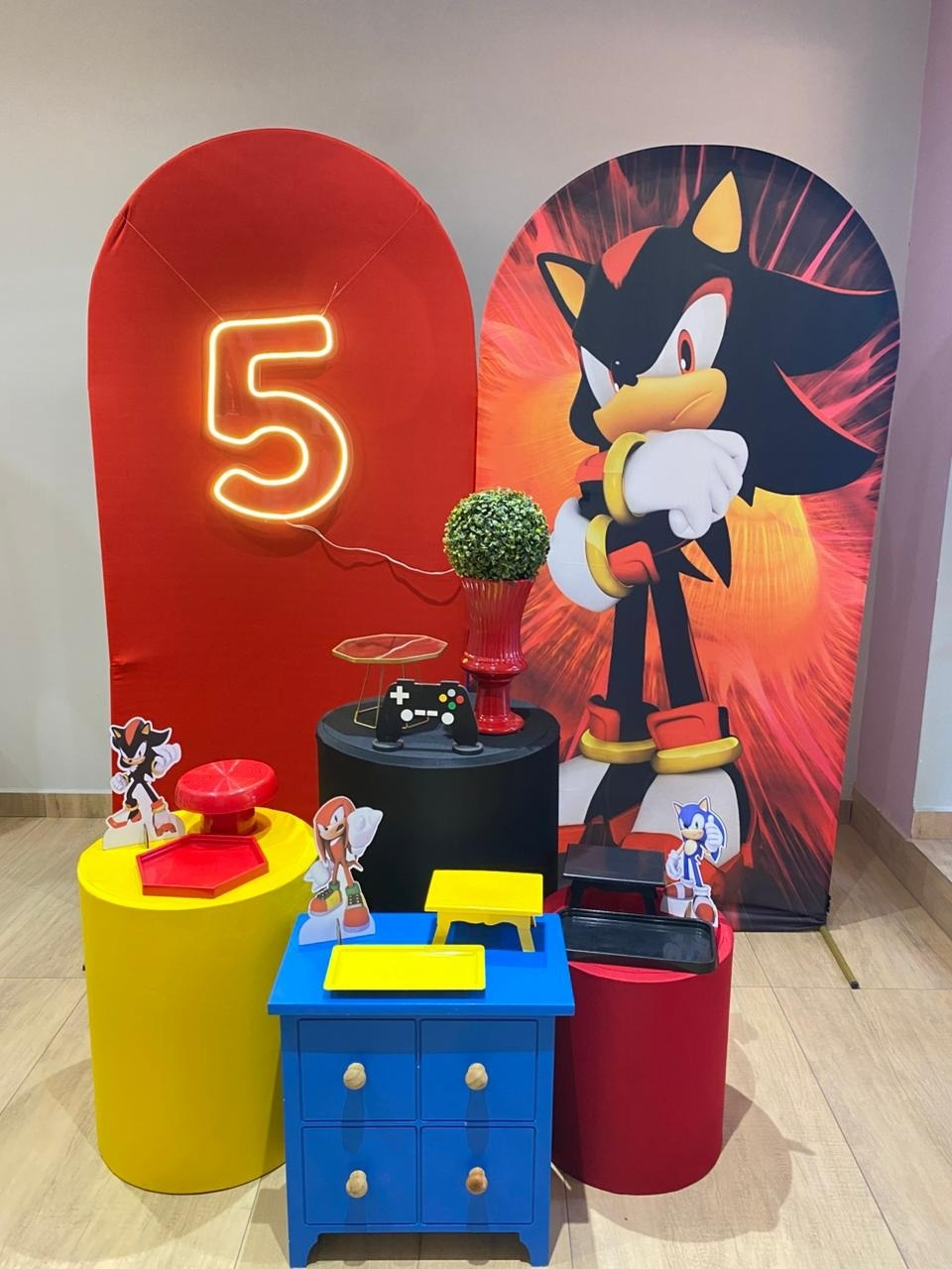 Shadow X Sonic Kit Dois Painéis - Felicittà Festas