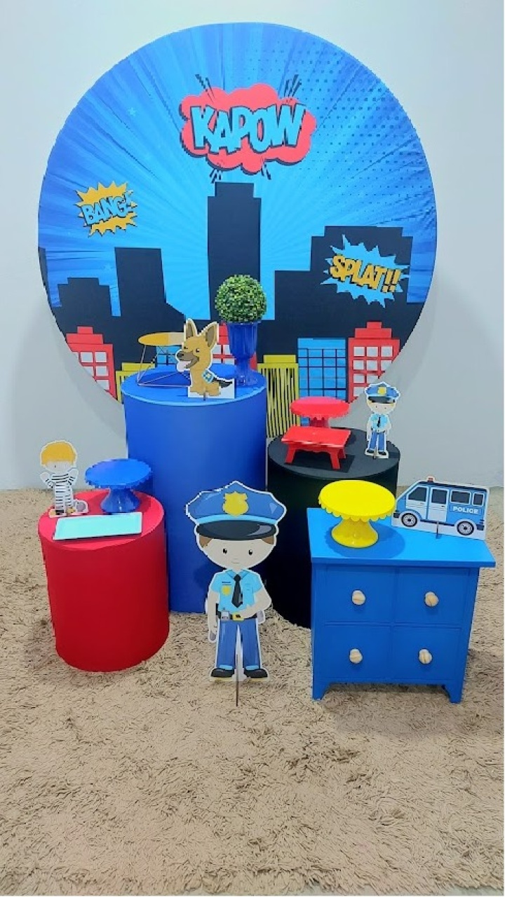 Policial Kit Prata Especial - Felicittà Festas