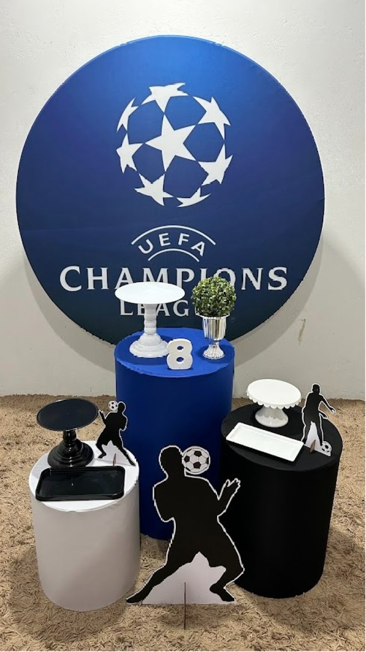 Leagues Champions Kit Prata - Futebol - Felicittà Festas