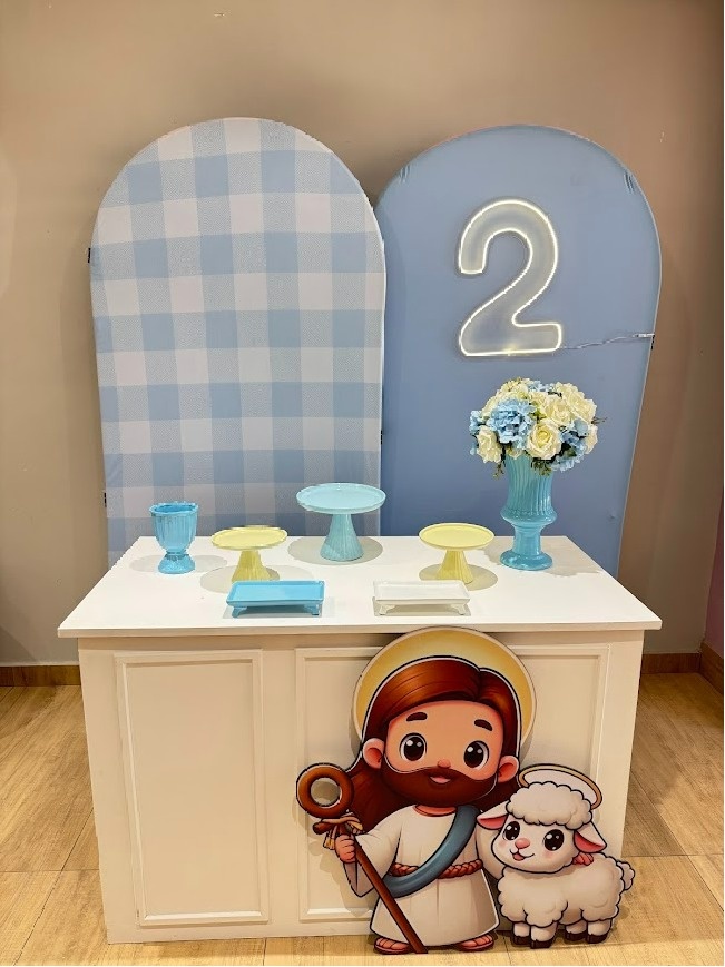 Jesus Meu Melhor Amigo Com Mesa Boisierie Menino  - Felicittà Festas
