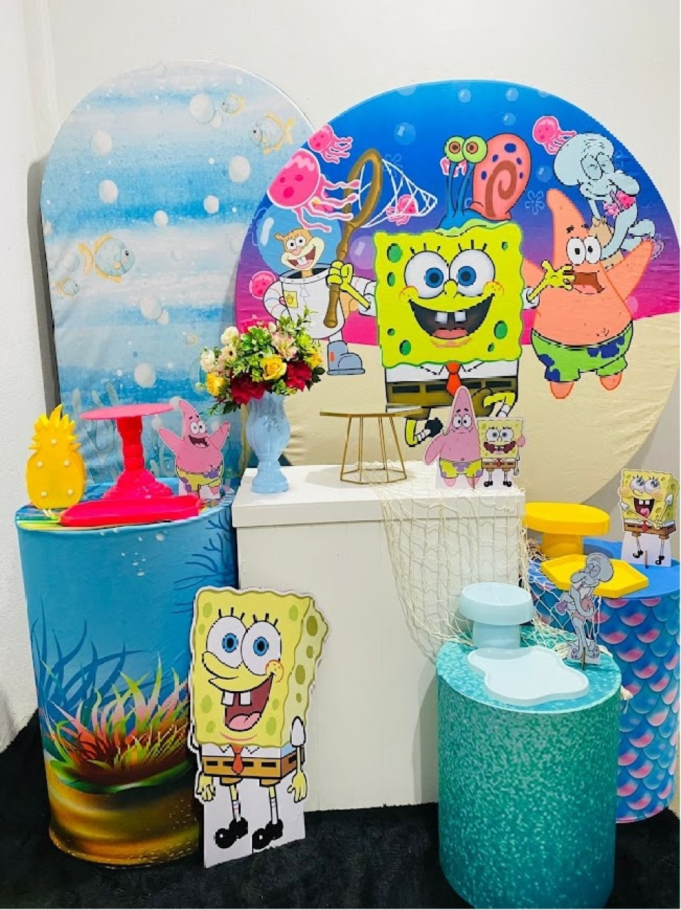 Bob Esponja Kit Diamante Com Fundo Do Mar - Felicittà Festas