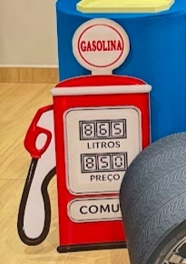 Display Bomba de Gasolina 80Cm - Felicittà Festas