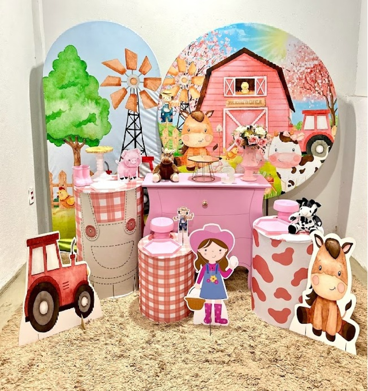 Fazendinha Rosa Kit Diamante - Felicittà Festas