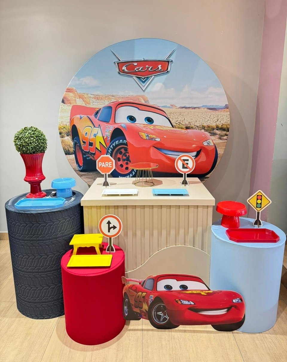 Relâmpago Mcqueen - Carros - Kit Ouro - Felicittà Festas