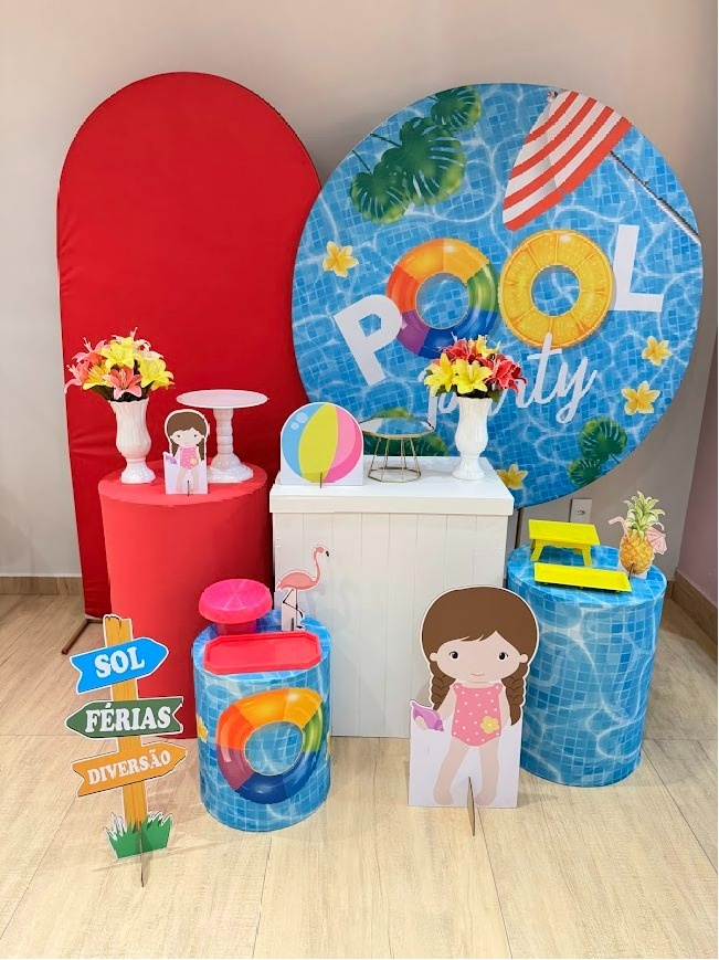 Pool Party Kit Diamante Fem  - Felicittà Festas