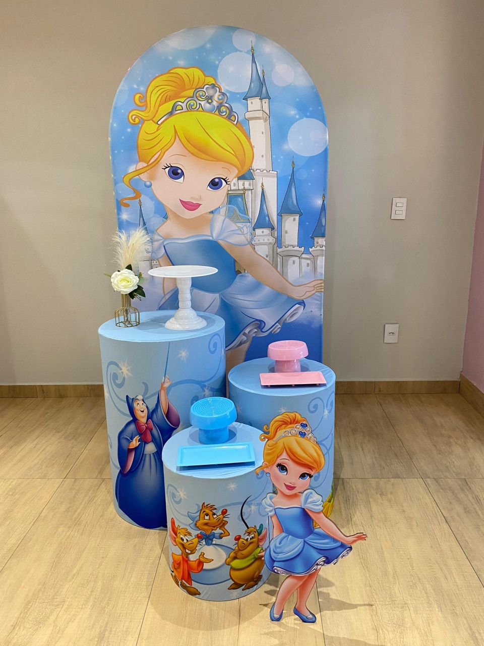 Cinderela Kit Romano Especial Display 3D - Felicittà Festas