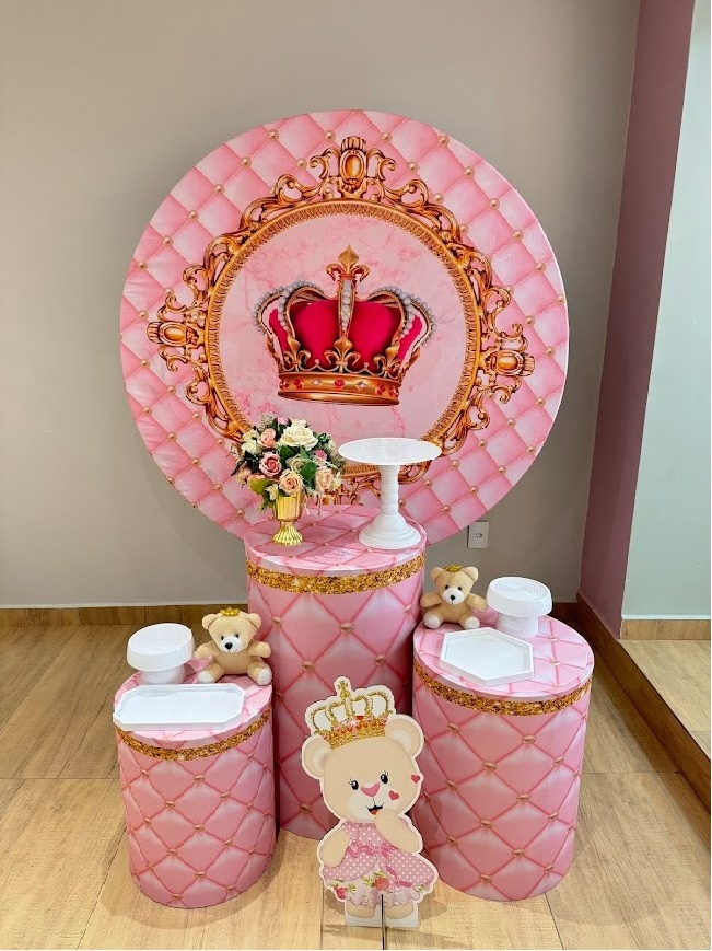 Ursinha Princesa Kit Prata - Felicittà Festas