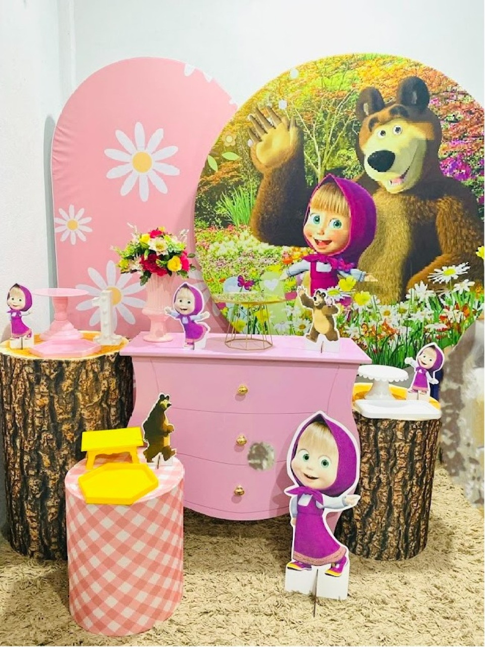 Masha E O Urso Kit Diamante - Felicittà Festas