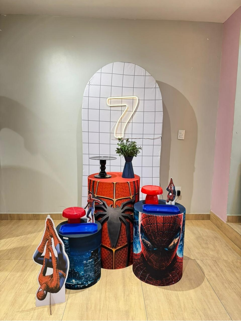 Homem Aranah Kit Romano Prata - Felicittà Festas