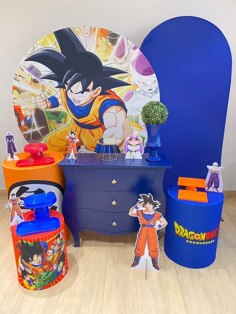 Dragonball Z Kit Dimante Cômoda Azul (Cópia) - Felicittà Festas