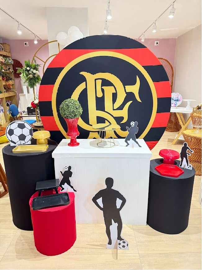 Flamengo Kit Ouro Mesa Ripada M - Felicittà Festas