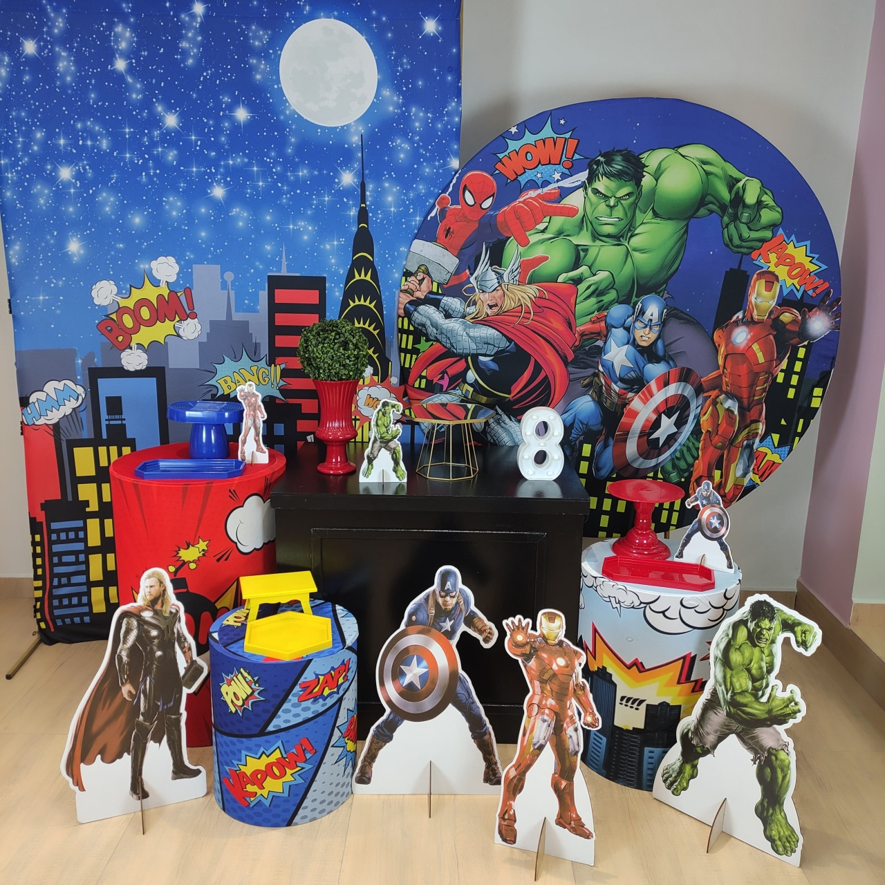 Vingadores Kit Diamante Especial - Felicittà Festas