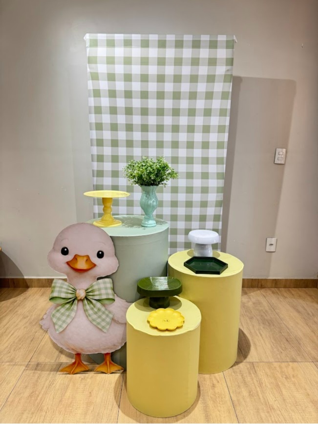 Pato Composição Painel Xadrez - Felicittà Festas