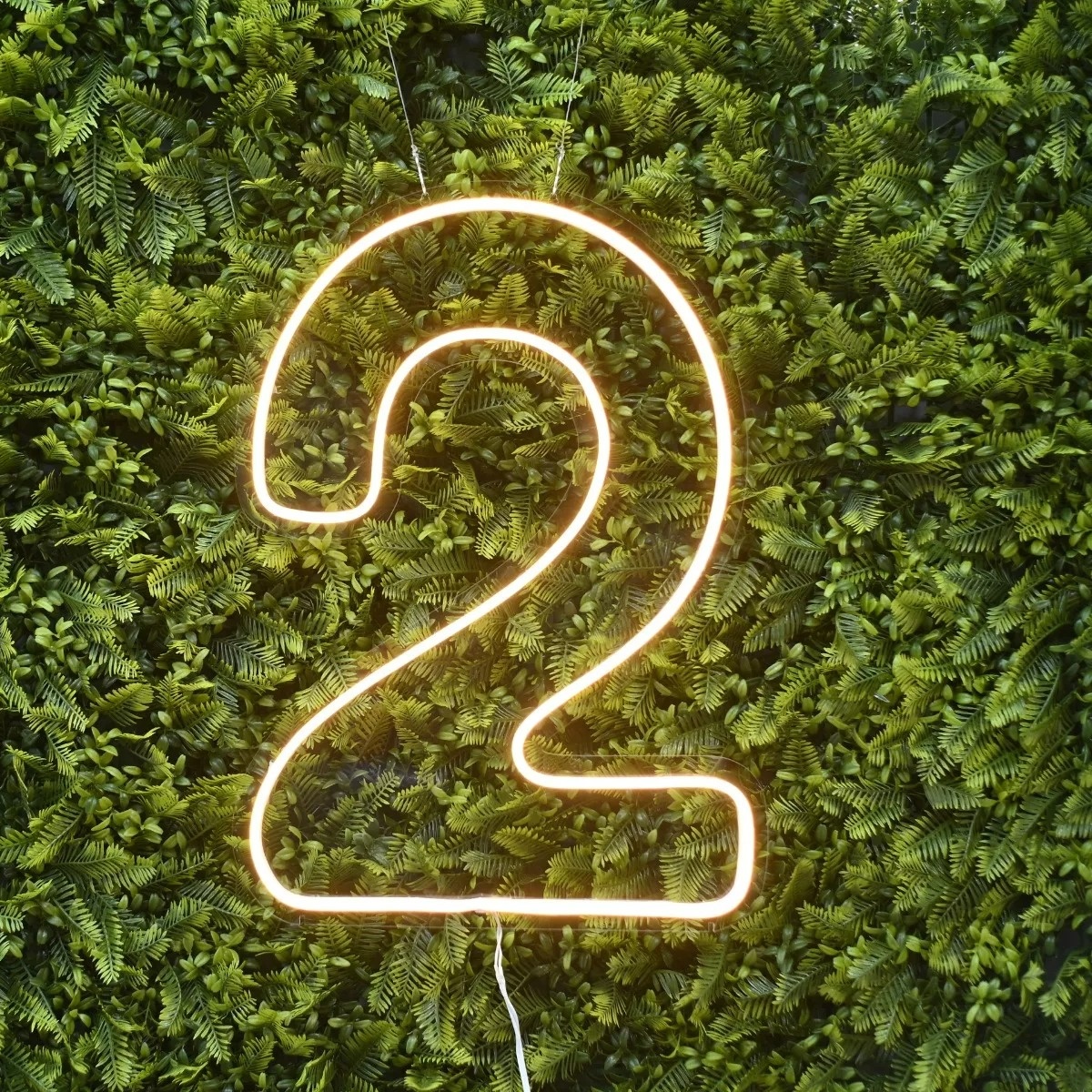 Número "2" de Led - Felicittà Festas
