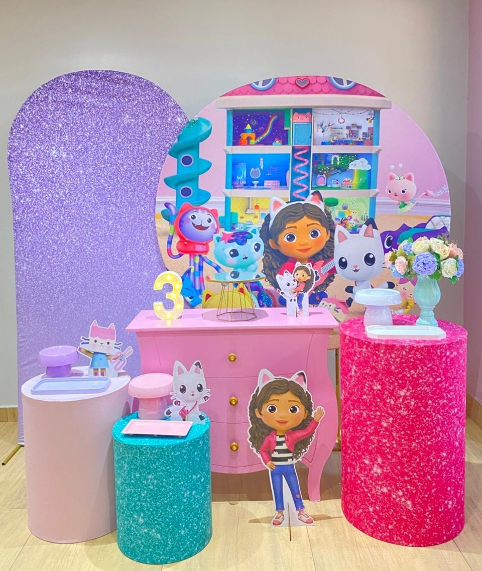 Casa Mágica da Gaby Kit Diamante Painel Romano - Felicittà Festas