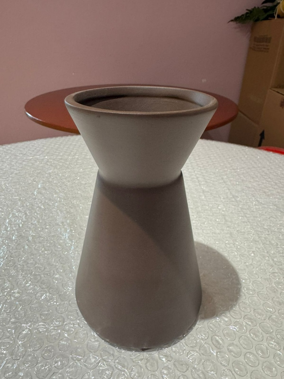 Vaso Cone Peq Marrom Café - Felicittà Festas
