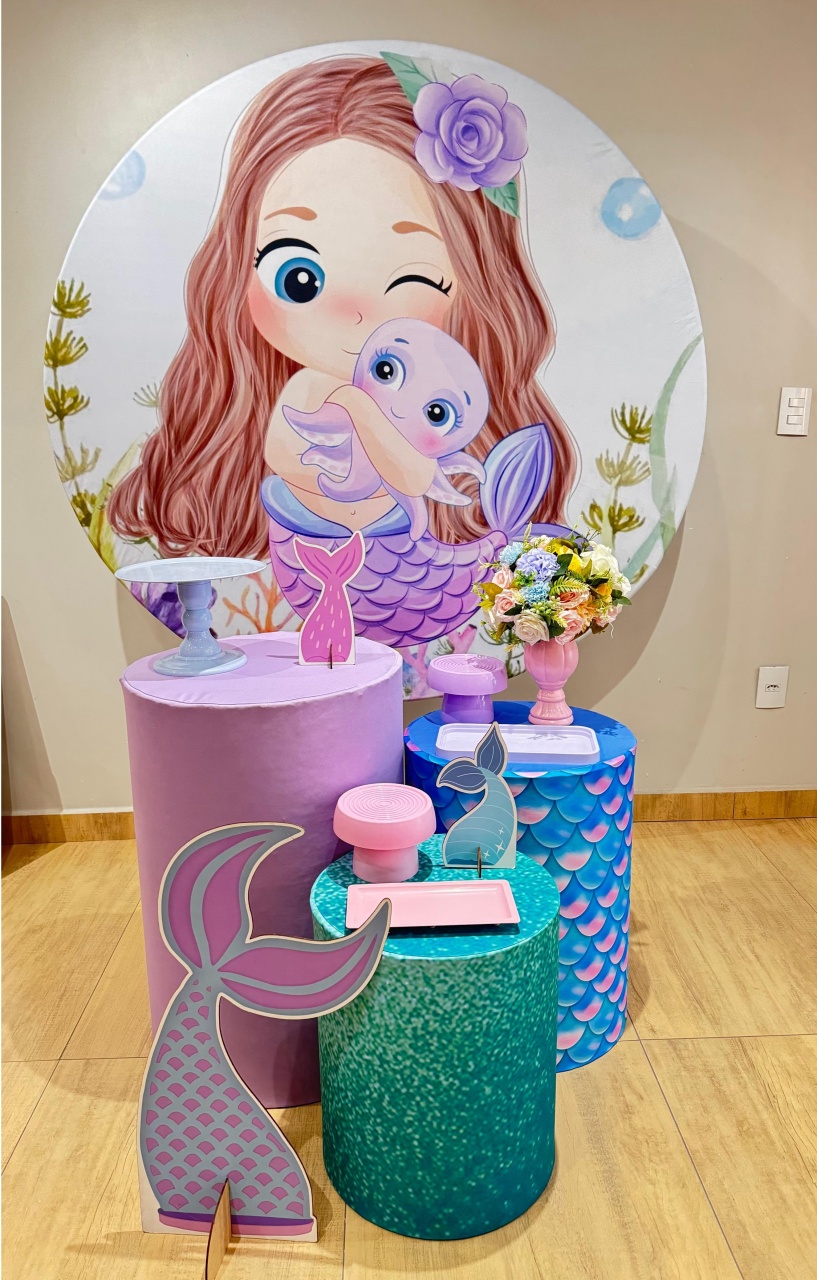 Sereia Bebê Kit Prata - Felicittà Festas
