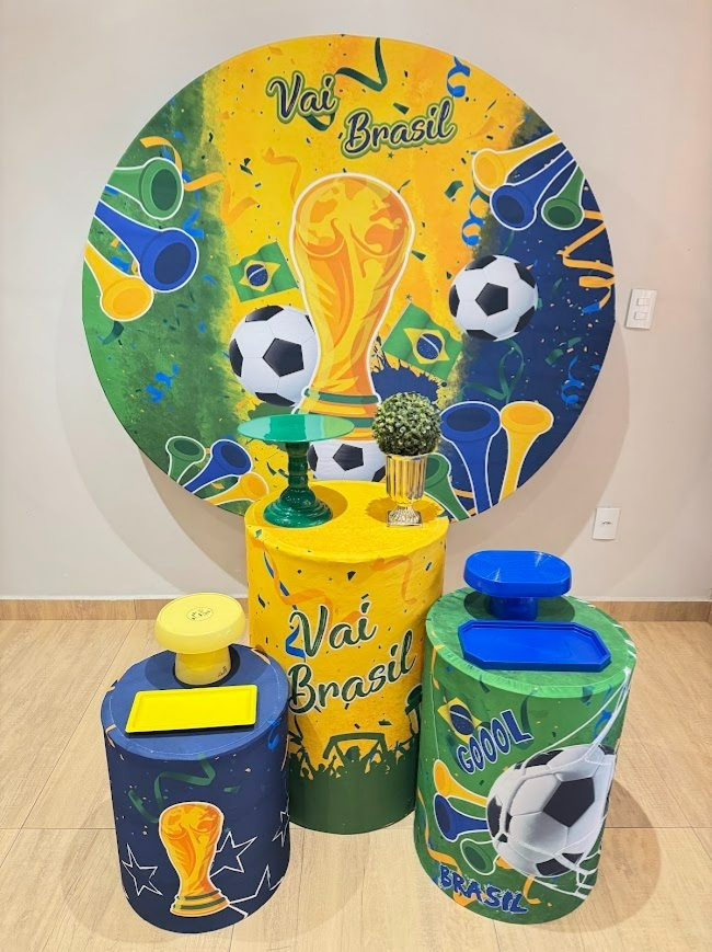 Copa Kit Prata "Vai Brasil" - Felicittà Festas